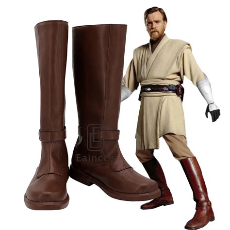 star wars museum replicas jedi obi-wan kenobi boots size 13|jedi boots star wars costume.